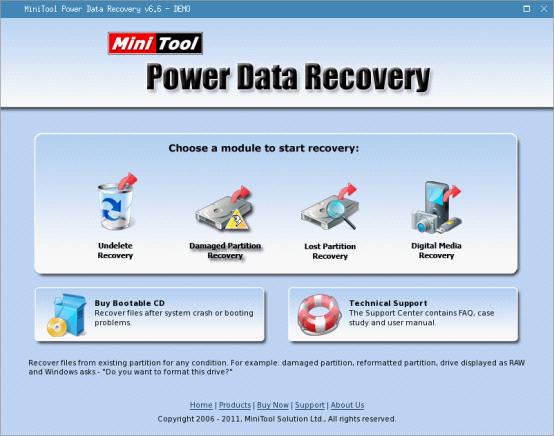 minitool damaged partition recovery tutorial