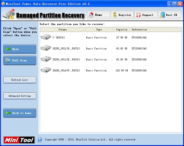 damaged partition recovery download