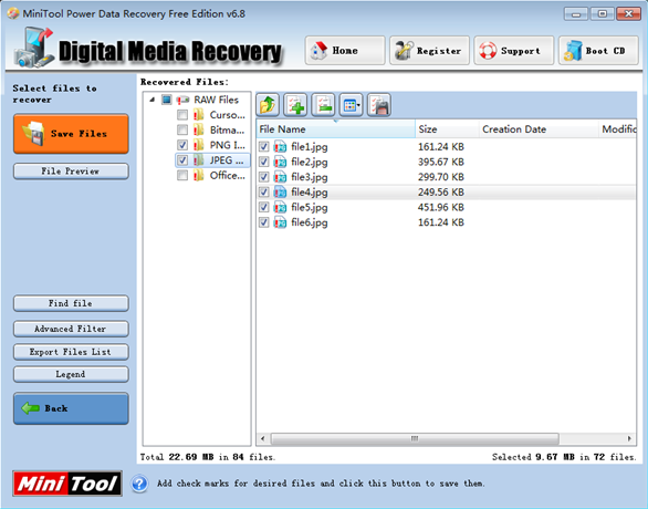 quick-photo-recovery-software-digital-media-recovery-scan-files-interface