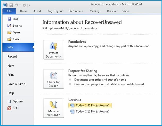 Restoring A Saved Over Word Document On Mac With Ease